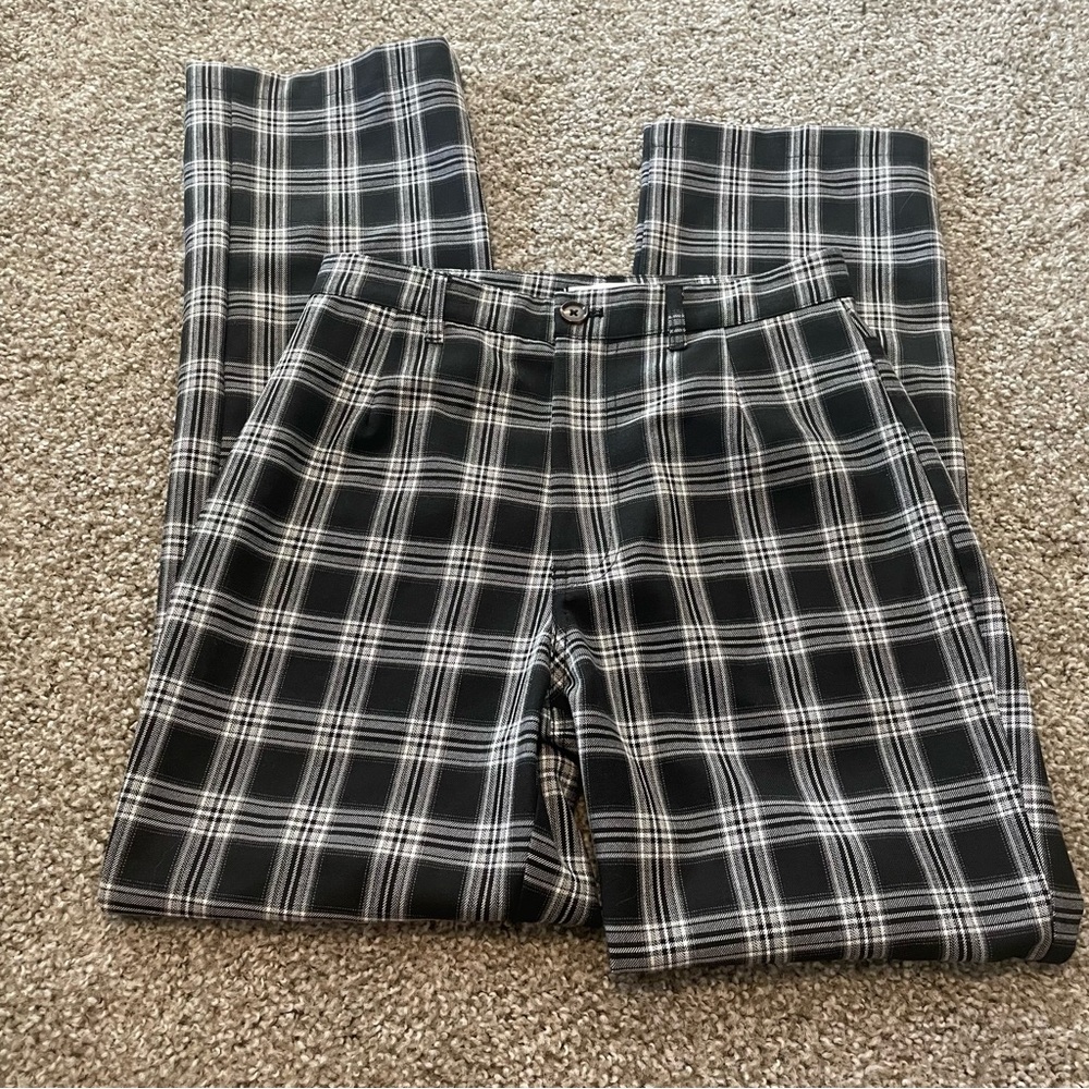 Reformation Franklin plaid pants preppy career casual office - Picture 2 of 6